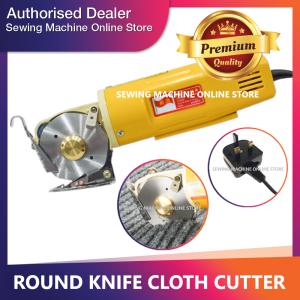 🔥 READY STOCK 🔥 Mesin Potong Kain / Round Knife Cloth Cutter Machine ( 70MM )