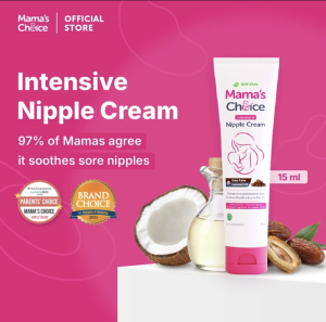 Mamas Choice Intensive Nipple Cream (Safe halal natural maternity care products for pregnant & breastfeeding mothers)