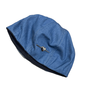 THANKSKY Màu trơn Mũ nồi trái tim tình yêu Y2K Phong cách Hàn Quốc Mũ họa sĩ Thời trang Harajuku Mũ denim hình bát giác Cô Gái
