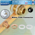 Water Tank Connector Fittings Solid Brass Water Tank Adapter 1/2”DN15. 