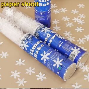 เปเปอร์ชู๊ต พลุกระดาษ เกล็ดหิมะ Paper Shoot ขนาด30cm แบบบิดมือ พร้อมส่งจากไทย