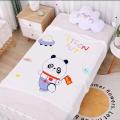 Chăn lụa đắp hè cho bé vải cotton mềm mại thoáng mát phù hợp đắp cho bé nằm điều hòa mùa hè 1m1x1m1. 