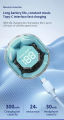 Amgras Future Ⅷ Ultra Transparent Earphone Bluetooth Earbud Gaming LED digital display Sport TWS Earphones HIFI IPX5. 