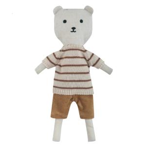 Hand Sewing Sleeping Doll Soft Toy Stuffed Animal for Bear Collections Cute Sweater Clothes for Bear Doll Toy DIY