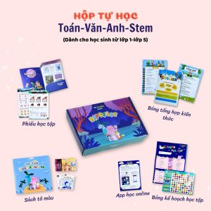 Hộp Tự Học - Vui Hè Bứt Phá Toàn Diện Toán-Văn-Anh-Stem (Dành Cho Lớp 1 Đến Lớp 5)