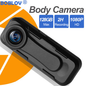 BOBLOV W1 Body Mini Action Wearable Portable CameraHD 1080P 32GB 2H Recording Sport Motion Detect Police Camera DVR Video Audio Recorder BodyCam Camcorder Handcam Motorcycle Dash Cam For Vlogging
