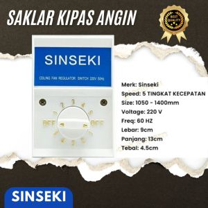 Switch kipas Angin Plafon Gantung SINSEKI