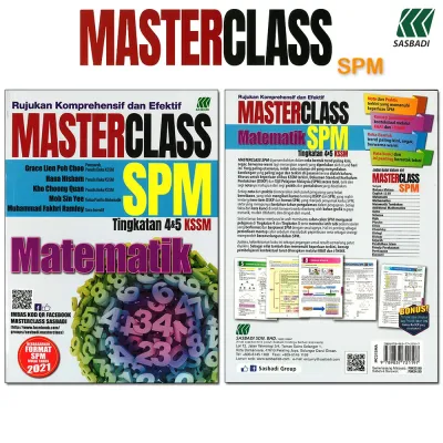 Master Class Matematik Tingkatan 4&5 KSSM SPM
