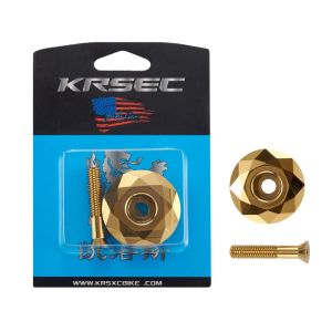 KRSEC stem cap mountain bike stem cap front fork handlebar top cap stem cover conversion kit