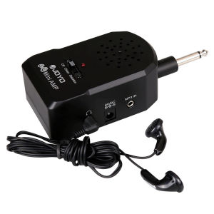 แอมป์ปลั๊กกีตาร์ไฟฟ้ามินิเสียบใช้งานได้ทันที แอมป์เบส แอมป์กีตาร์เสียบไมค์พร้อมกีตาร์