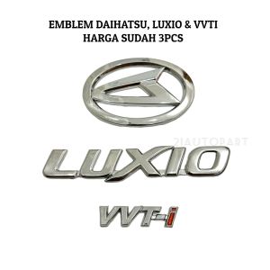 Emblem Daihatsu Luxio dan VVTI Harga Sudah 3 PCS