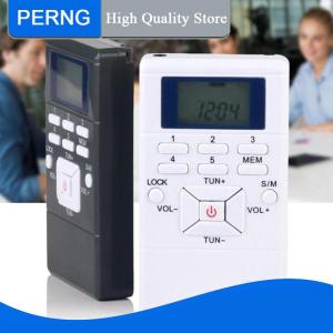 [PERNG] Tehe Portable Digital FM AM Radio Mini Pocket Walkman Receiver Stereo w Earphones