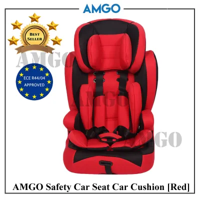 AMGO Baby Safety Car Seat [ECE Certified] Children Carseat Suitable for 9 Months to 12 Years Old [Red]