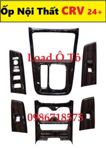 Ốp Nội Thất Vân Gỗ Bóng Xe Honda CRV 2026 Form Mới Mẫu Vân Gỗ Bóng Cao Cấp Sẵn Keo Dán 3M