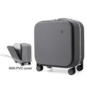 Mixi 18/20/24 Inch Women Front Opening Carry-on Suitcase Men Side Open Lightweight and Durable Aluminum Frame Trolley Case M9260