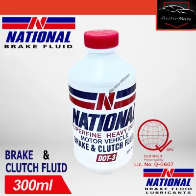 National Brake & Clutch Fluid Dot-3 300ml