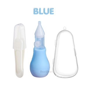 DORI Baby Silicone Nasal Aspirator Nasal Cleaner Kids Nose Suction Clog Clippers
