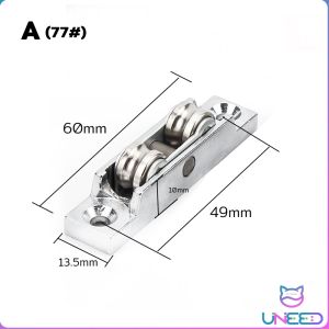 Need Slot/Flat Wheel 88/77 Style Sliding Door Casement Pulley Window Pulley Roller Wheel