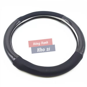 Vô lăng cacbon bọc tay lái ô tô cao cấp bao đẹp cho mọi xe con