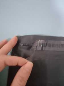 PLASTIK PACKING HITAM 100pcs 30 X 40cm + LEM PEKING PAKING SERBA GUNA EKONOMIS