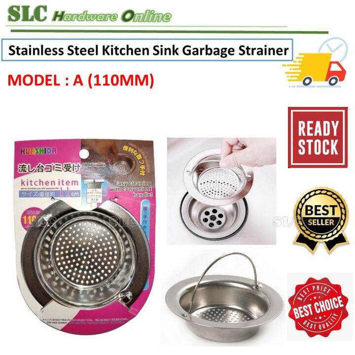 Kitchen Stainless Steel SINK GARBAGE STRAINER Model:A | Lazada