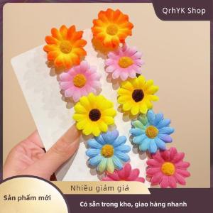 Hàng có sẵn✨ 10Pcs Ngọt Ngào Hoa Kẹp Tóc Đầy Màu Sắc Hướng Dương Bên Bangs Clip Thích Hợp Cho Sử Dụng Hàng Ngày Như Tóc Phụ Kiện Quà Tặng