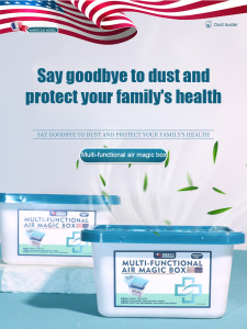 Multifunction Deodorant Box Moistureabsorbing Bag Dusting Decomposition Of Odors Health Environmentally Friendly Air Purification Box Air Circulation Drying Box Office