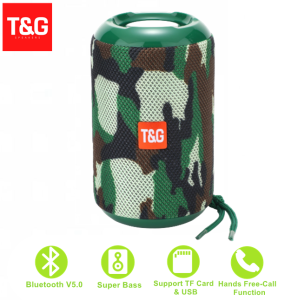 T&G Tg264 TWS Multi Function High Quality Portable Wireless Bluetooth Speaker With Strap Support