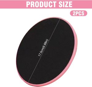 ZEEMIN 2pcs Solid Color Yoga Sliding Discs Yoga Fitness Foot Sliding Pads Workout Equipment For Abdominal Core Training Body Shaping