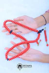 Tasbih batu read koral marjan 12mm