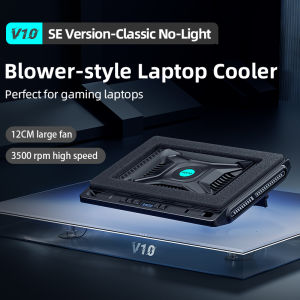 Llano V10 Laptop Cooler RGB Laptop Cooling Pad Stand Cooling Fan Fast Cooling Computer gaming laptop cooling Powerful Turbo-Fanfor 13-17.3 inch