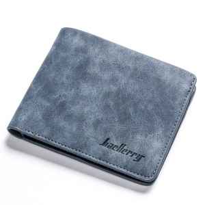 Durable mens short wallet student vintage frosted 80% off vertical style new wallet leather goods manufacturer wholesale card holder