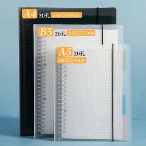 ส่งจากไทย หลวมใบเติม Binder โน๊ตบุ๊ค A4/B5/A5เปลี่ยนโลหะแหวนวางแผนวารสารไดอารี่ว่างเปล่า ใช้ได้อุปกรณ์สำนักงานและโรงเรียนเครื่องเขียนของขวัญ