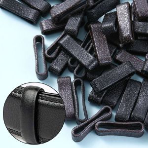 OKDEALS TPU Leather Belt Keeper Loops DIY Universal 40mm Belt End Retainer Ring Durable Delicate Belt Loop Holder for 30-38mm Belts