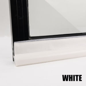 96cm Self Adhesive Adjustable Sound Proof Strip House Acoustic Foam Door Draft Stopper Leather Weather Strip Door Bottom Seal Strip