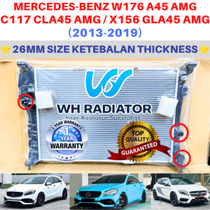MERCEDES BENZ W176 A45 AMG / C117 CLA45 AMG / X156 GLA45 AMG 13-19 26MM(Double Layer)TOP QUALITY Radiator Tangki Air