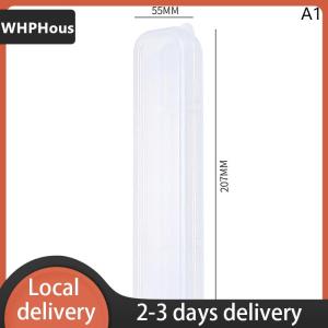 [COD] WHPHous Ship within 24 hours Travel Outdoor Reusable Tableware Box School Home Slot Design Practical Cutlery Transparent Cover Storage Box