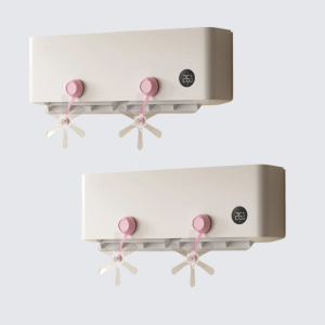 No Nails Required To Install The Air Conditioning Fan Suction Cups For Strong Fixation Evenly Controlled Temperature And Soft Air Flow