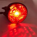 For Qianjiang Keeway K-Light 125/202/QJ200-2H ABS Black Motorcycle Running Brake Tail Light Motorbike Bulb Stop Rear Lamp. 