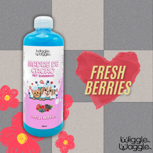 PETSCHOICE - Anti Galis Kati Kamot Wiggle Waggle  Madre de Cacao Pet Shampoo (Fresh Berries/Cucumber Melon)