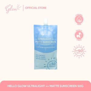 Hello Glow Ultralight ++ Matte Sunscreen SPF50 50g