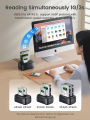ORICO USB 3.0 to SATA Dual-Bay External Hard Drive Docking Station with Offline Clone Function for 2.5 & 3.5 Inch HDD SSD SATA (SATA I/II/III). 