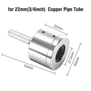 WENQI Thoughtful Design Metal Pipe Cleaning Brush 15mm 22mm Multi-Purpose Drill Tube Cleaning Brush Power Drill Metal Copper Power Drill Metal Cleaning Tool Cleaning And Preparing Copper