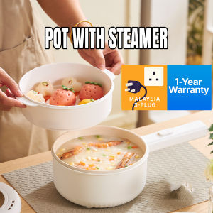 IREMMO Electric Cooker – Multi-Purpose Non-Stick Pot for Steamboat Soup Fry & Steam | Portable for Students & Dorm