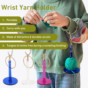 Yarn Holder Support Yarn Bracket Beautiful and Durable Easy Storage Burr-free Stable Rotation Adults