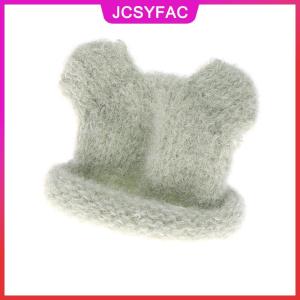 JCSYFAC 1 12 Búp Bê Mini Đầy Màu Sắc Dệt Kim Hat Mô Phỏng Handmade Mũ Đồ Chơi Búp Bê Ăn Mặc Phụ Kiện Cho Bé Giả Vờ Chơi Đồ Chơi