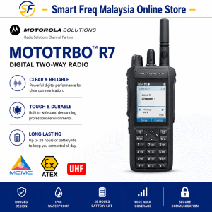 MOTOROLA MOTOTRBO R7 FULLKEYPAD UHF TWO-WAY RADIO (MCMC SIRIM APPROVED)