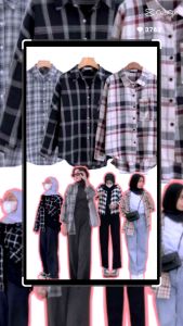 kemeja flanel premium distro unisek cowok/cewek