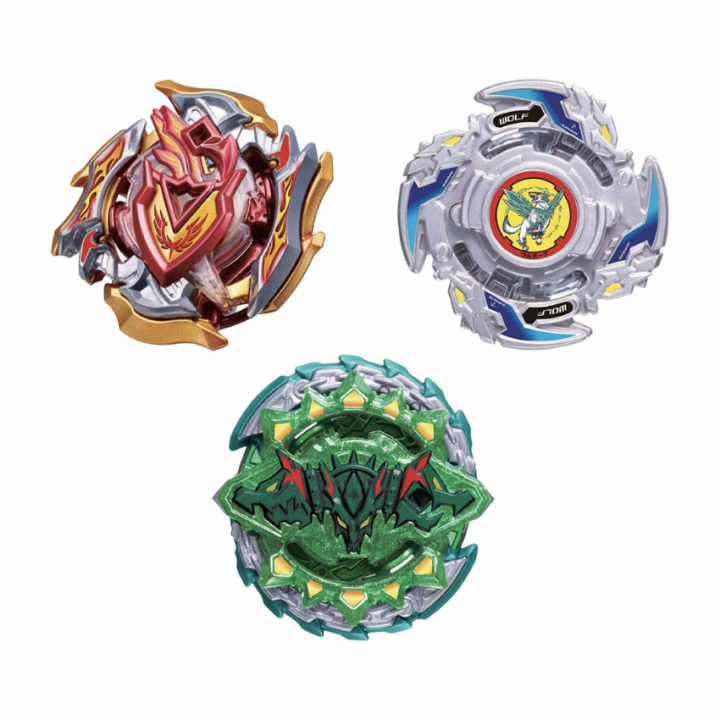 Beyblade Burst B-121 Super Cho-Z Triple Booster Set (3pcs Beyblades ...