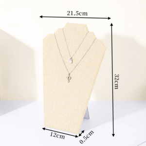 CHUN053634 Đen Giá đỡ trưng bày trang sức Nhung Sắp xếp đồ đạc trong nhà Giá đỡ đựng dây chuyền  Hình dạng không đều Giá đỡ dây chuyền Cửa hàng trang sức